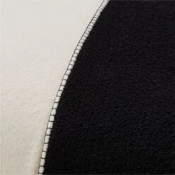 Ren Black And White Throw Pillow With Down-Alternative Insert 26" 8 Ren Black And White Throw Pillow With Down-Alternative Insert 26" -Home Store RenColorblockPillow26x26AV2SSS22