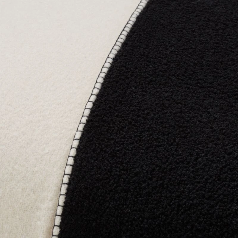 Ren Black And White Throw Pillow With Down-Alternative Insert 26" 5 Ren Black And White Throw Pillow With Down-Alternative Insert 26" - Image 3