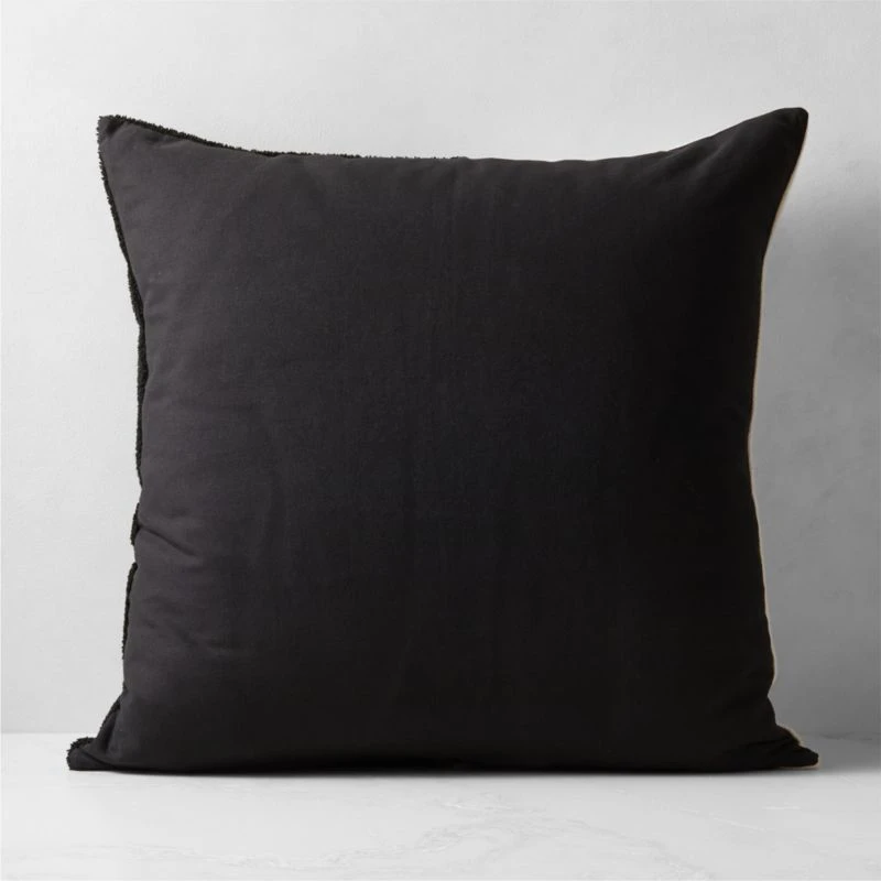 Ren Black And White Throw Pillow With Down-Alternative Insert 26" 4 Ren Black And White Throw Pillow With Down-Alternative Insert 26" - Image 2