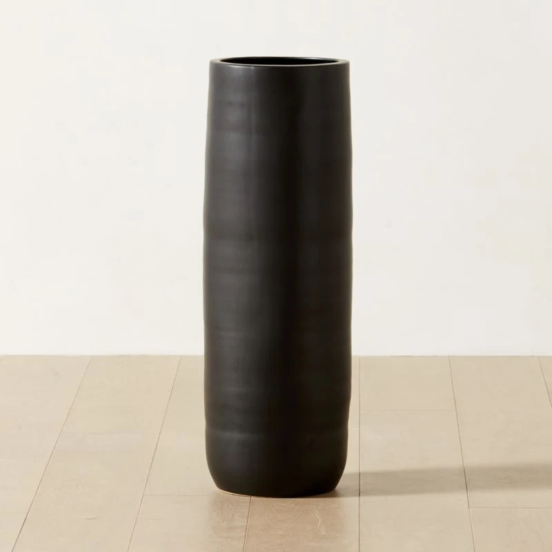 Reo Tall Black Vase 3 Reo Tall Black Vase