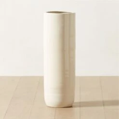 Reo Tall White Vase