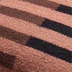 Rhava Woven Brown Throw Pillow With Feather-Down Insert 20" 8 Rhava Woven Brown Throw Pillow With Feather-Down Insert 20" -Home Store RhavaWovenPillow20X20inAVSSF22