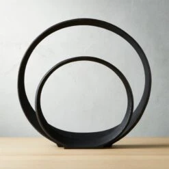 Small Metal Ring Sculpture 17 Small Metal Ring Sculpture -Home Store RingMetalGroupRO2S19