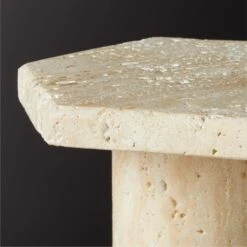 Roca Travertine Pillar Candle Stands 7 Roca Travertine Pillar Candle Stands -Home Store RocaTrvrtnCandleStandLgAVSHF21
