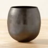 Rough Cast Black Metal Indoor Planter Small 1 Rough Cast Black Metal Indoor Planter Small -Home Store RoughCstBkNcklSmPlntrSHF23
