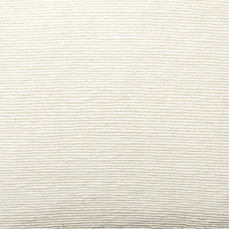 Seca Ivory Silk Throw Pillow With Down-Alternative Insert 26'' 5 Seca Ivory Silk Throw Pillow With Down-Alternative Insert 26'' - Image 3