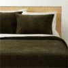 Shadow Velvet Forest Green Quilt And Shams -Home Store ShadowVlvtFrtGrnFQQuiltSHF22