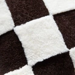 Shae Brown And White Sheepskin Fur Throw Pillow With Down-Alternative Insert 23'' 7 Shae Brown And White Sheepskin Fur Throw Pillow With Down-Alternative Insert 23'' -Home Store ShaeShShpBnWtDAtPlw23x23AVSSF23