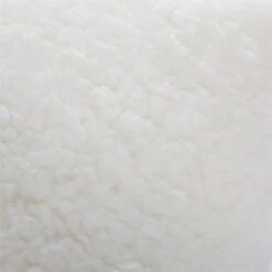 Shorn White Sheepskin Fur Throw Pillow With Down-Alternative Insert 18" 8 Shorn White Sheepskin Fur Throw Pillow With Down-Alternative Insert 18" -Home Store ShornShpsknWhtPlwCvr18X18AV2F19