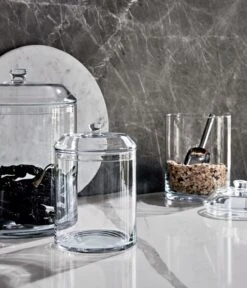 Snack Medium Glass Canister 10 Snack Medium Glass Canister -Home Store SnackGlassCanisterMR20