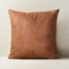 Surat Brown Embossed Leather Throw Pillow With Down-Alternative Insert 18'' 1 Surat Brown Embossed Leather Throw Pillow With Down-Alternative Insert 18'' -Home Store SuratEmbdLthrDAPllw18x18SHF23