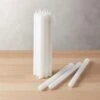 Set Of 12 White Taper Candles -Home Store TaperCandle12inWhiteS12SHF16