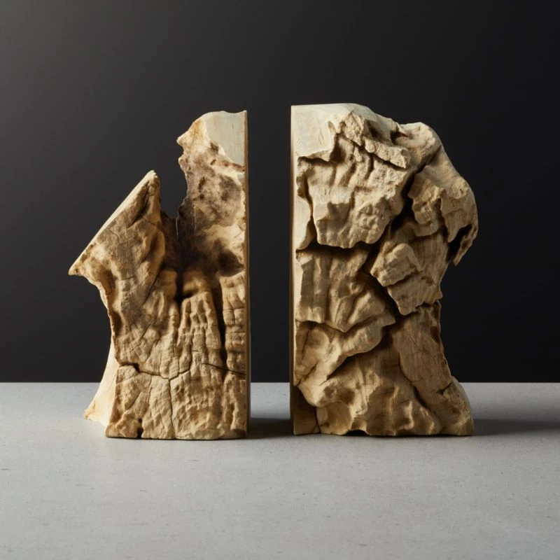 Teak Bookends Set Of 2 3 Teak Bookends Set Of 2