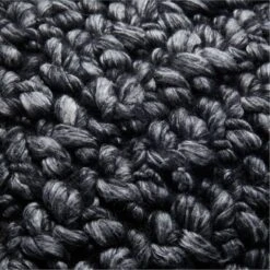 Tillie Black Wool Throw Pillow With Feather-Down Insert 20" 7 Tillie Black Wool Throw Pillow With Feather-Down Insert 20" -Home Store TillieWoolBlkPillow20X20inAV2SSF21