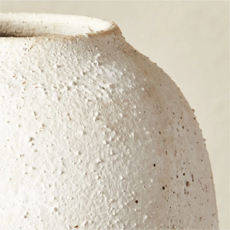 Torino Textured White Vase 5 Torino Textured White Vase - Image 3