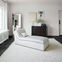 Tuxedo White Linen Throw Pillow With Feather-Down Insert 20" 15 Tuxedo White Linen Throw Pillow With Feather-Down Insert 20" -Home Store TurnChaiseLoungeMR21