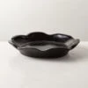 Valara Lacquered Black Teak Wood Decorative Bowl 2 Valara Lacquered Black Teak Wood Decorative Bowl -Home Store ValaraBlackLcqrdTeakBowlSHF23