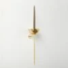 Vela Unlaquered Brass Wall Sconce Taper Candle Holder 2 Vela Unlaquered Brass Wall Sconce Taper Candle Holder -Home Store VelaUnldBrsCandleSconceSHS23