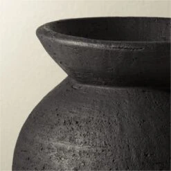 Victoria Black Terracotta Vase 16 Victoria Black Terracotta Vase -Home Store VictoriaBlackVaseAVSHS21