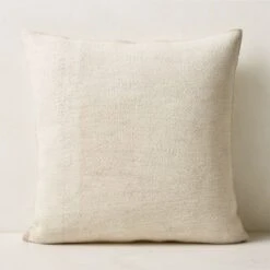 Vintage Natural Hemp Throw Pillow With Down-Alternative Insert 23'' 11 Vintage Natural Hemp Throw Pillow With Down-Alternative Insert 23'' -Home Store VintageHmpSolidPllw23x23AV4SHS23