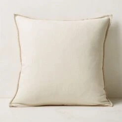 Vintage Striped Hemp Throw Pillow With Down-Alternative Insert 23'' -Home Store VintageHmpStripePllw23x23AVSHS23