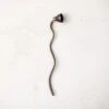 Waves Blackened Brass Candle Snuffer