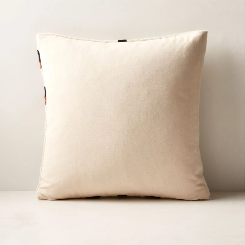 Zea Woven Sienna Brown Alpaca Wool-Blend Throw Pillow With Down-Alternative Insert 18'' 4 Zea Woven Sienna Brown Alpaca Wool-Blend Throw Pillow With Down-Alternative Insert 18'' - Image 2