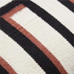 Zea Woven Sienna Brown Alpaca Wool-Blend Throw Pillow With Down-Alternative Insert 18'' 8 Zea Woven Sienna Brown Alpaca Wool-Blend Throw Pillow With Down-Alternative Insert 18'' -Home Store ZeaBrnWvnDnAltPllw18x18AVSSF23