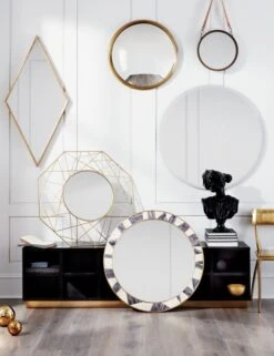 Judy Black Bust Sculpture 21 Judy Black Bust Sculpture -Home Store diamondbrasswallmirrorportholeJL17