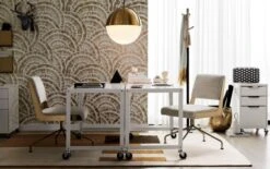 Marble Doorstop With Leather Loop Handle 9 Marble Doorstop With Leather Loop Handle -Home Store go cartrollingdeskJN17